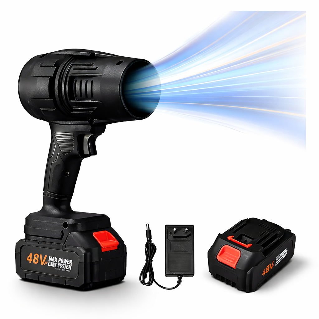 Soplador Profesional Polvo Turbina Inalámbrico 1050 Watt Negro