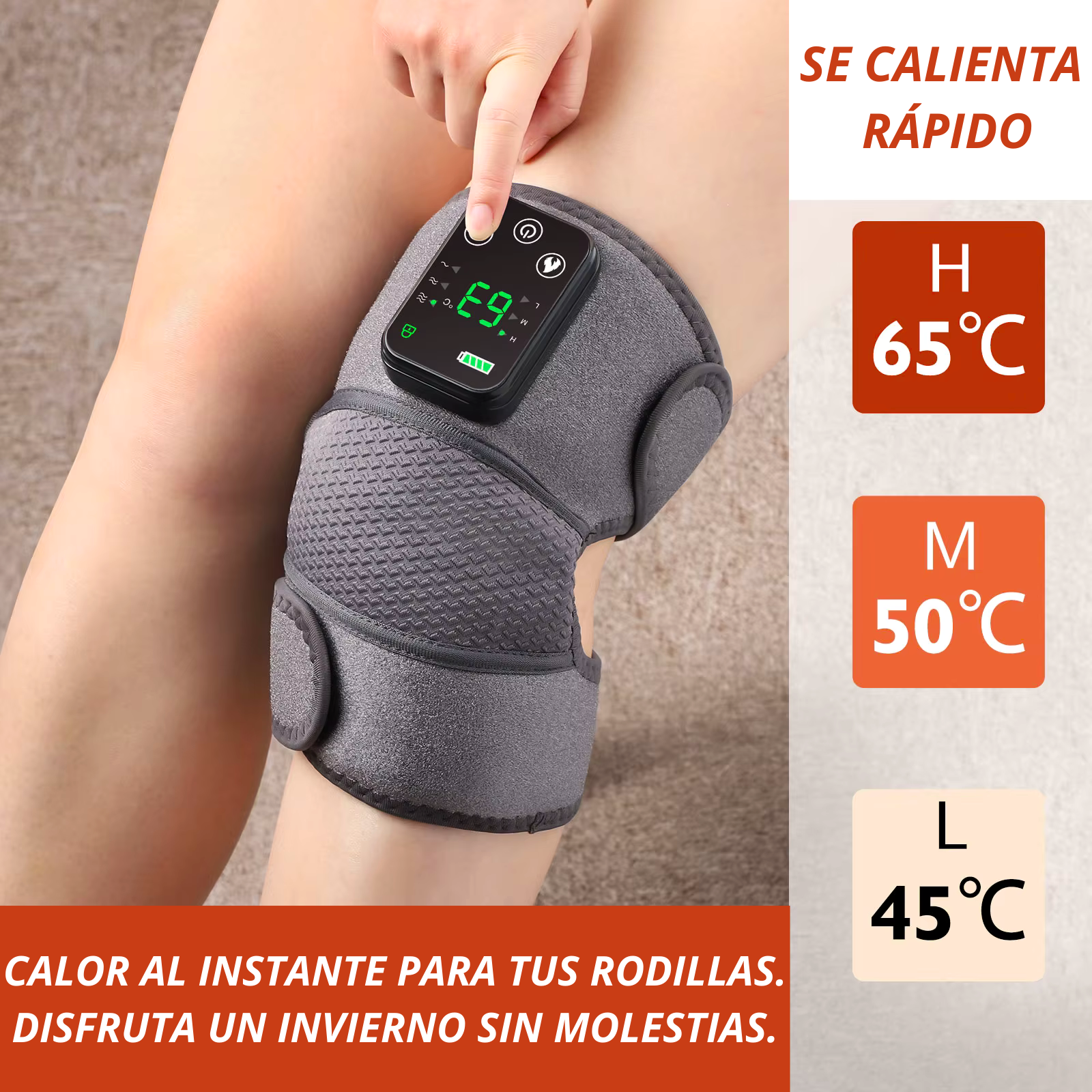 Masajeador Térmico® | Descansa y Alivia el Dolor Rápidamente