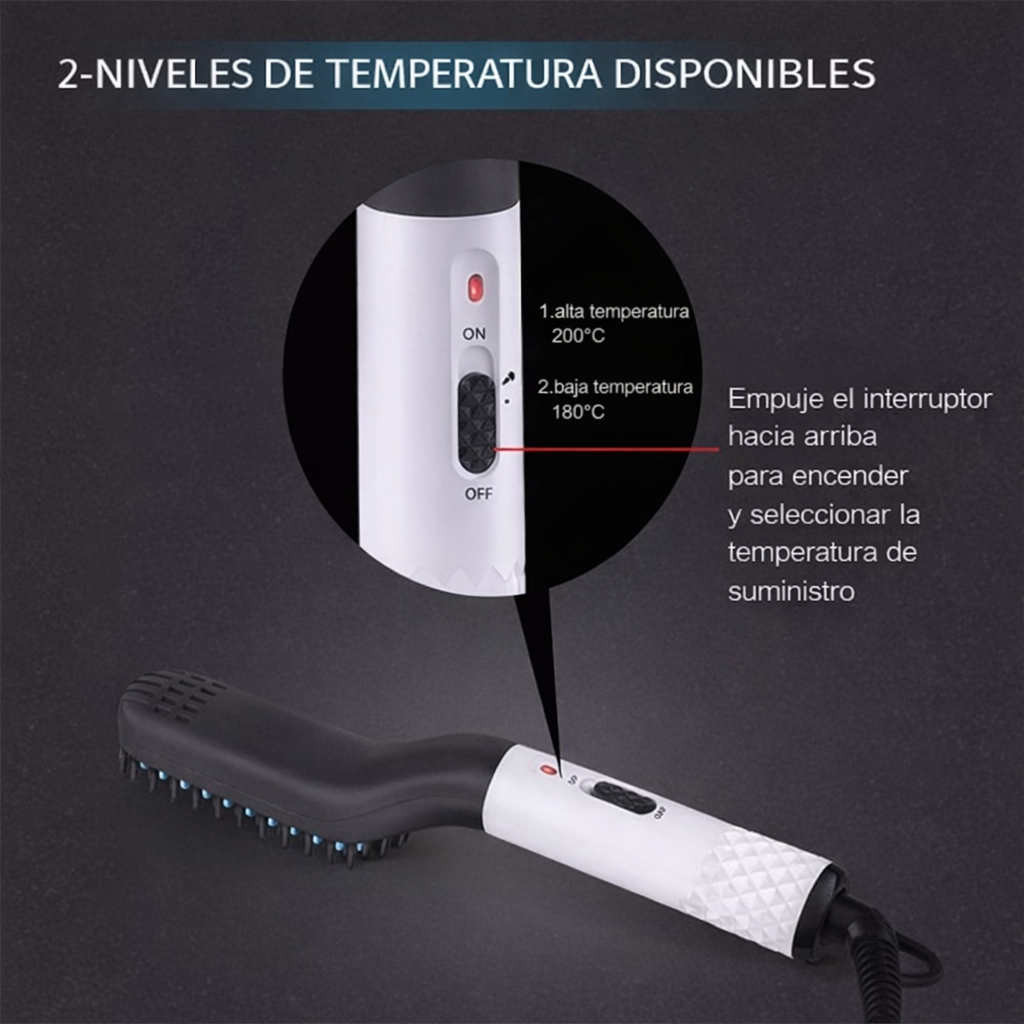Peine Eléctrico Alisador de Barba - Smart Beard